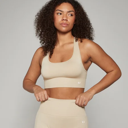 Brassière de sport sans coutures MP Shape pour femmes – Grès