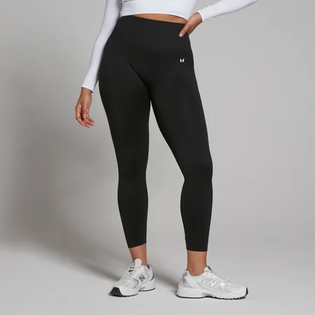 Legging ⅞ sans coutures MP Shape pour femmes – Noir