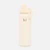 Gourde en acier inoxydable de taille moyenne – Crème naturel