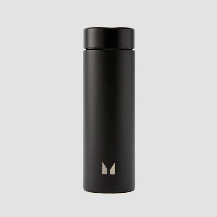 Gourde en acier inoxydable de grande taille – Noir