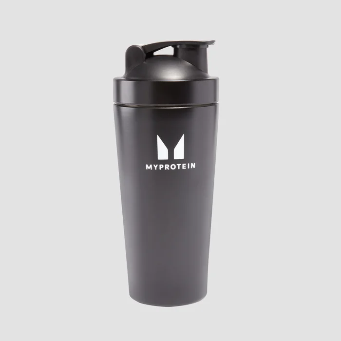 Shaker en acier inoxydable Myprotein – Noir