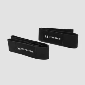 Sangles de traction en daim Myprotein – Noir - undefined undefined