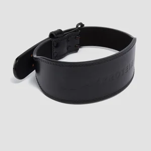 Ceinture de musculation premium en cuir Myprotein – Noir - Size Medium (27-36 Inch)
