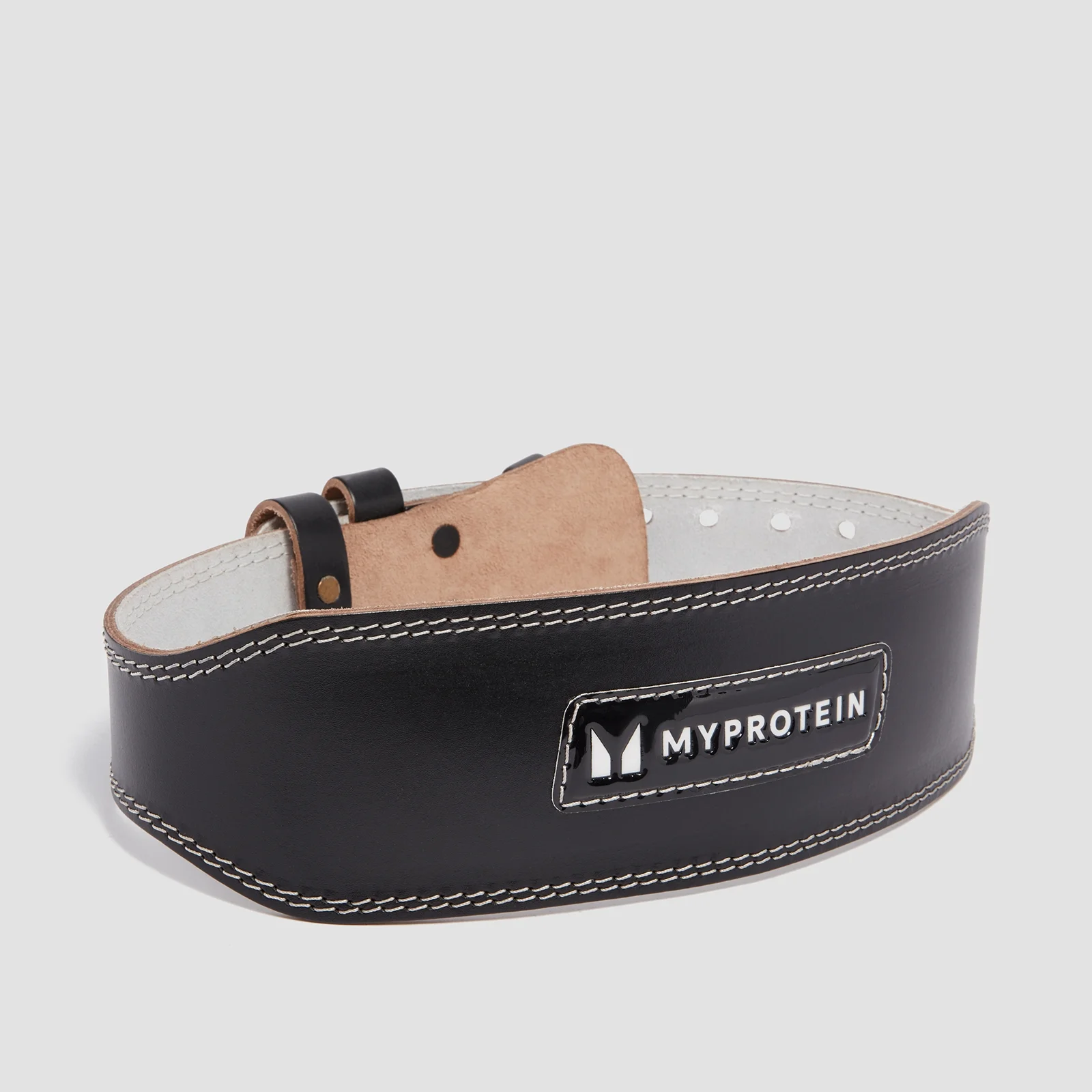 Ceinture de musculation en cuir Myprotein – Noir - Small (23-32 Inch)Image1