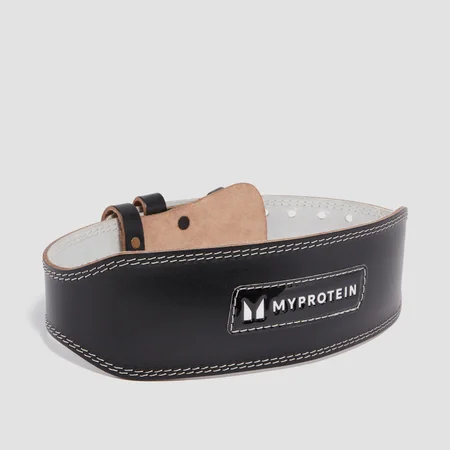 Ceinture de musculation en cuir Myprotein – Noir