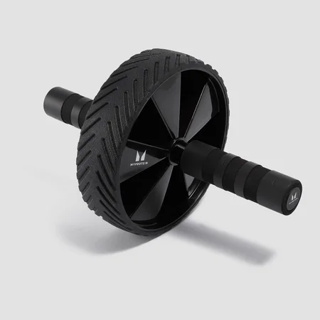 Lot de rouleau abdominal et tapis Myprotein – Noir