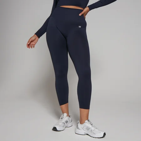 Legging ⅞ sans coutures MP Shape pour femmes – Bleu marine
