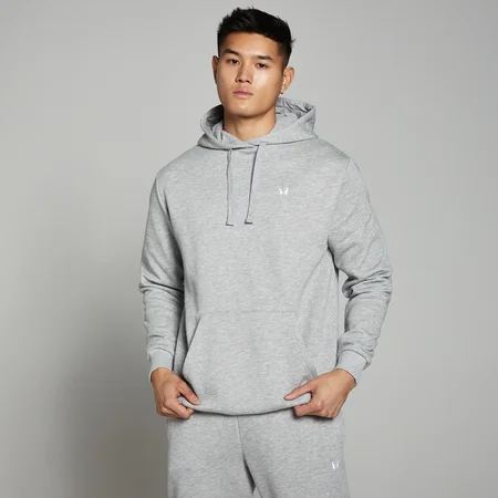 Sweat à capuche MP Rest Day pour hommes – Gris chiné