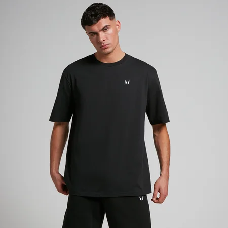 T-shirt oversize MP Rest Day pour hommes – Noir