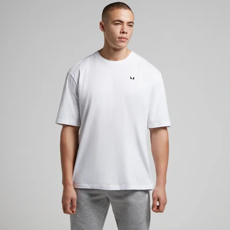 T-shirt oversize MP Rest Day pour hommes – Blanc