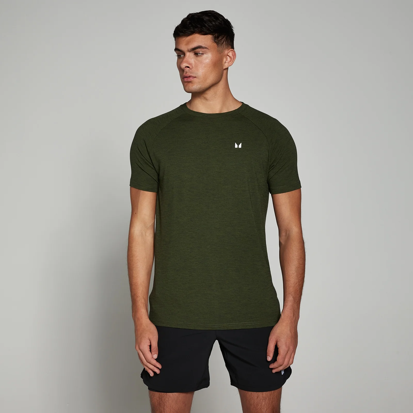 T-shirt à manches courtes MP Performance pour hommes – Vert armée chiné - XXSImage1