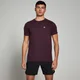 T-shirt à manches courtes MP Performance pour hommes – Merlot chiné