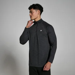 Haut à fermeture éclair ¼ MP Performance pour hommes – Noir chiné - Size L