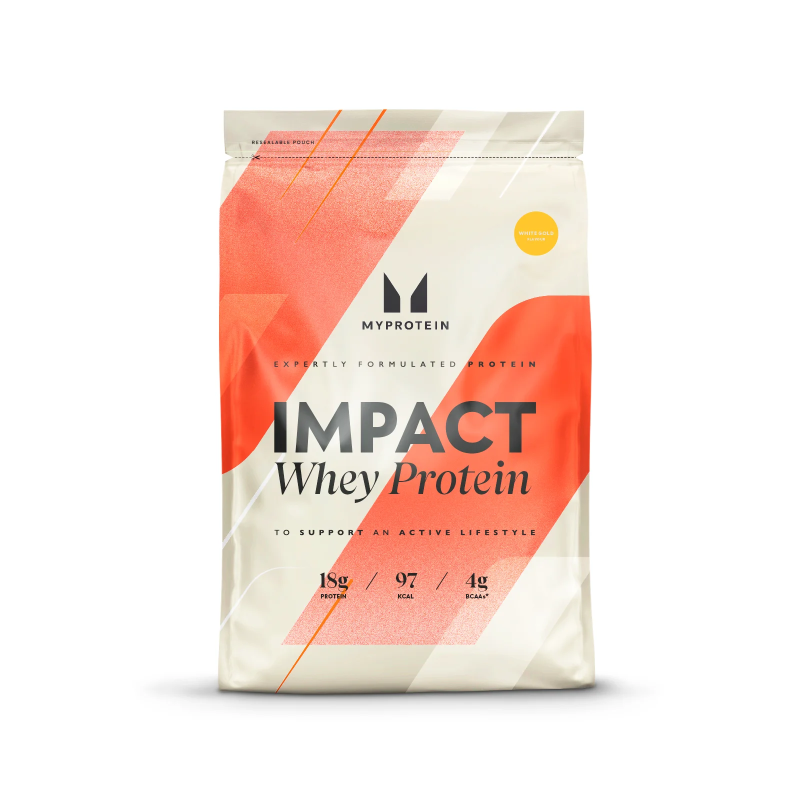 Impact Whey Protein – Saveur White Gold - 1kg - Chocolat Blanc et CaramelImage1