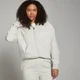 Sweat à capuche zippé MP Basics pour femmes – Gris clair chiné