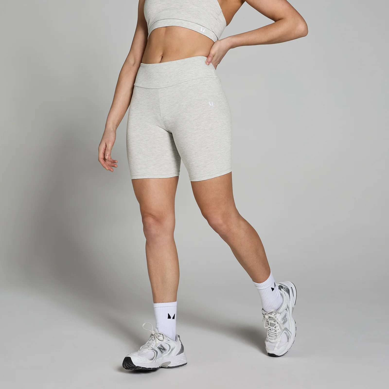 Cycliste MP Basics pour femmes – Gris clair chiné - XXSImage1