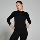 T-shirt moulant à manches longues MP Basics pour femmes – Noir