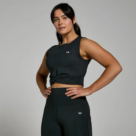 Débardeur court MP Power Ultra pour femmes – Noir