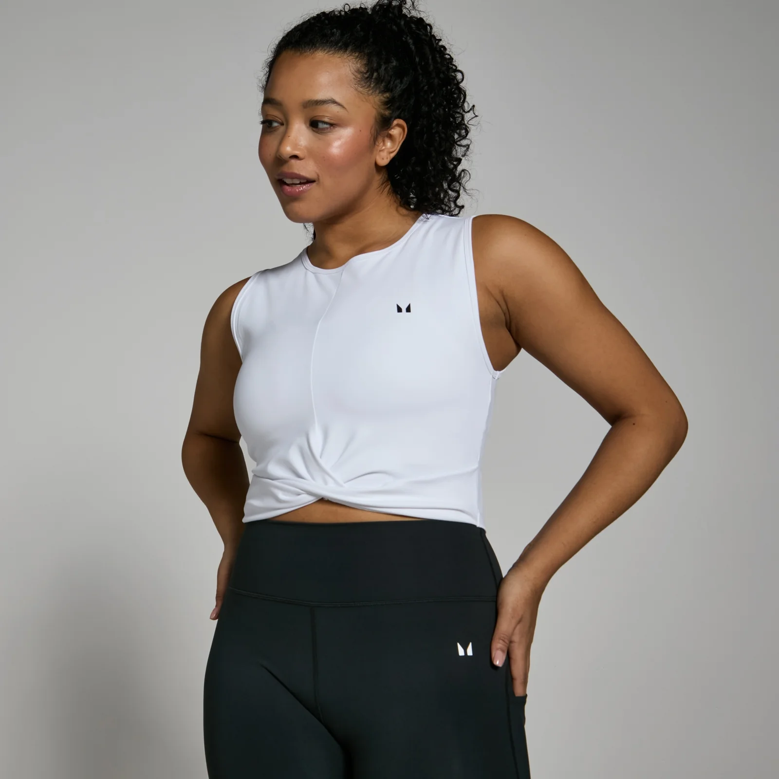 Débardeur court MP Power Ultra pour femmes – Blanc - XXSImage1