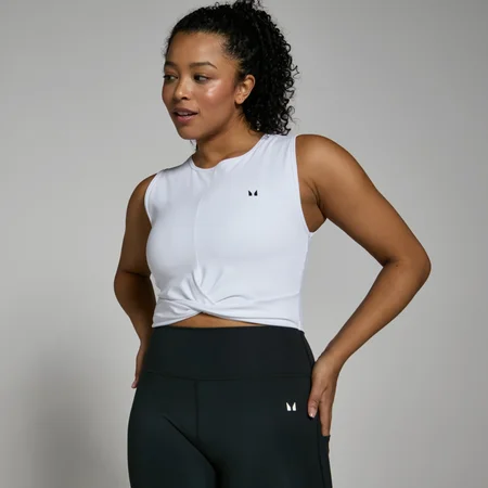Débardeur court MP Power Ultra pour femmes – Blanc