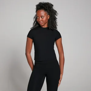 T-shirt moulant à manches courtes MP Tempo pour femmes – Noir - Size XXS