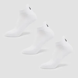 Chaussettes d’entraînement unisexes MP (lot de 3 paires) – Blanc - Size UK 6-8