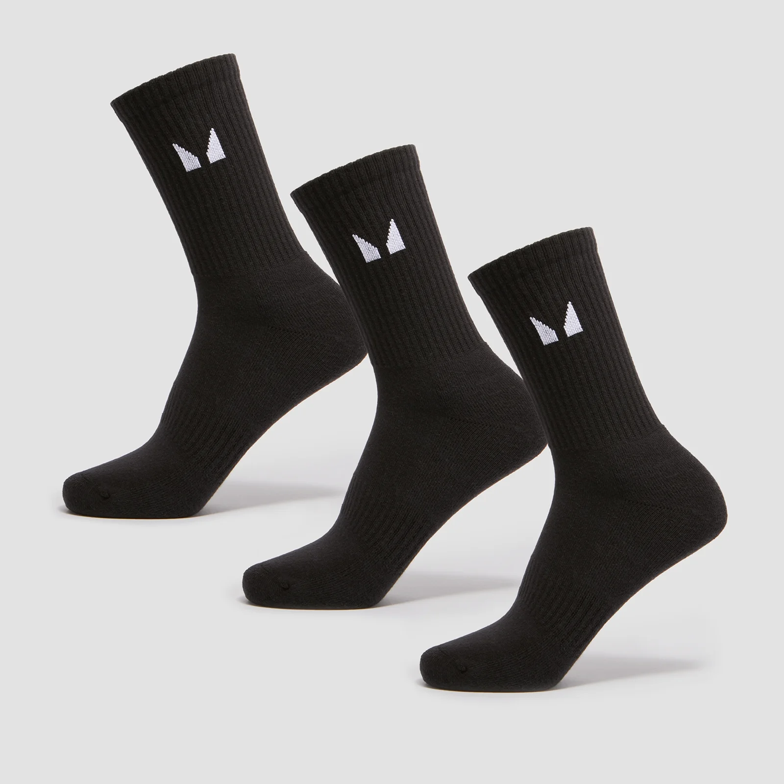 Chaussettes unisexes MP (lot de 3 paires) – Noir - UK 2-5Image1