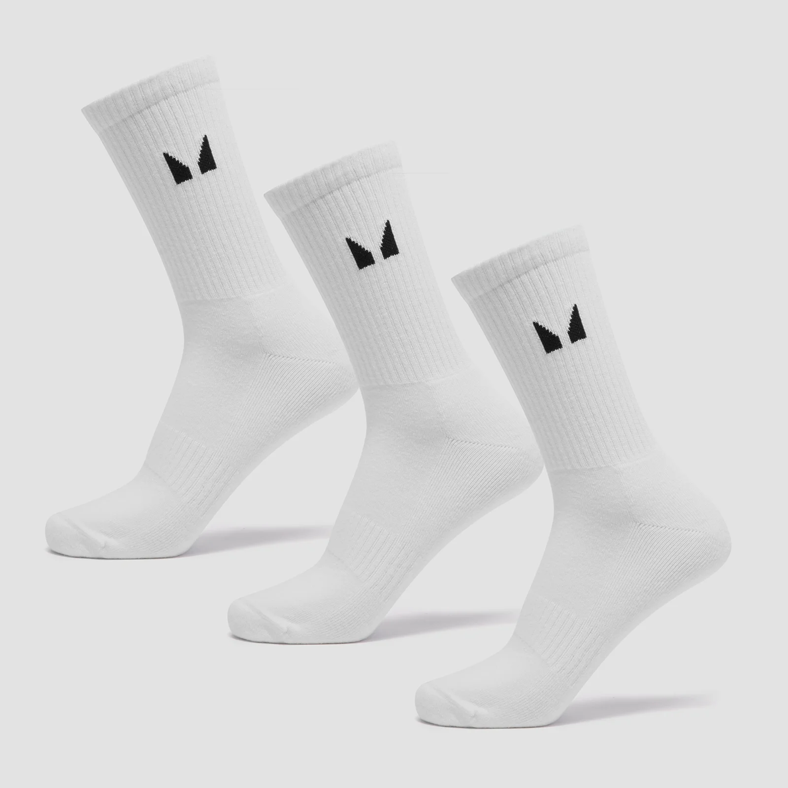 Chaussettes unisexes MP (lot de 3 paires) – Blanc - UK 2-5Image1