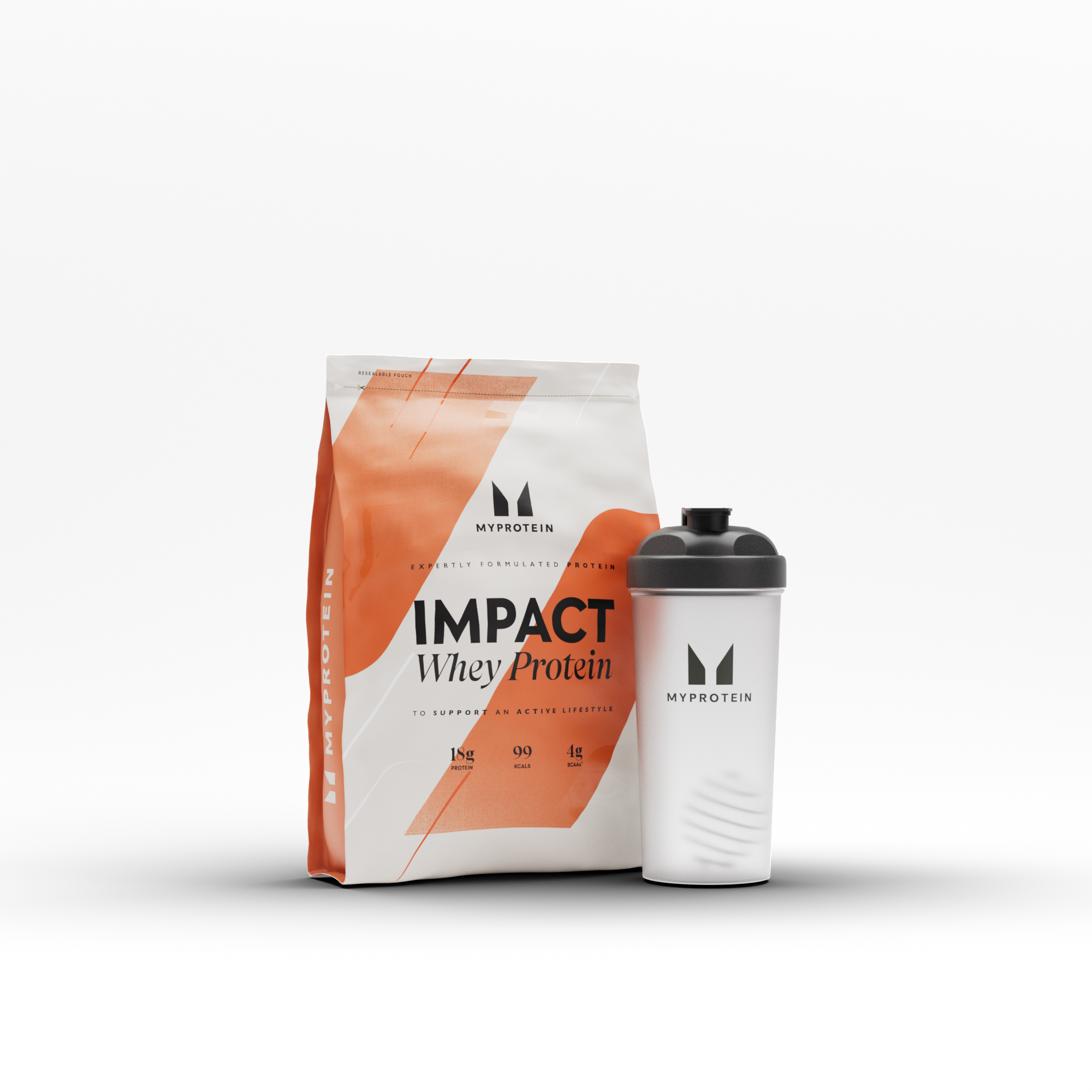 Coffret Impact Protein - 30portions - Shaker - VanillaImage1