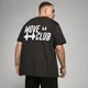 T-shirt oversize MP Move Club – Noir délavé