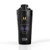 Shaker Black Panther en acier inoxydable recyclé Myprotein – Noir