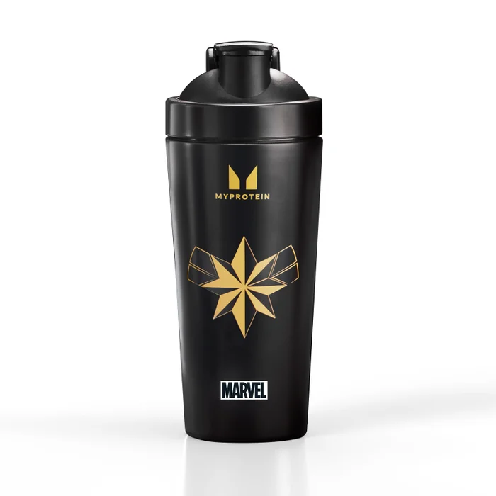 Shaker Captain Marvel en acier inoxydable