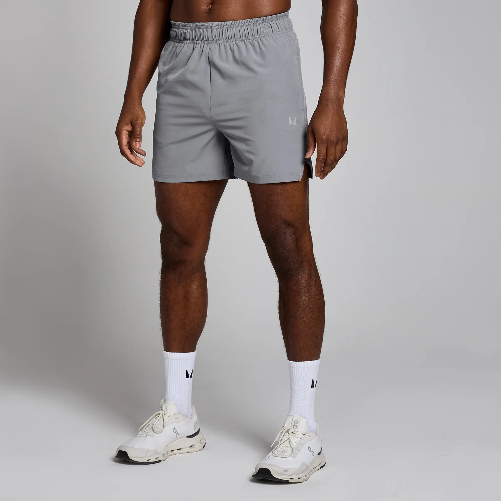 Short avec entrejambe de 13 cm MP Velocity pour hommes – Étain - XSImage1
