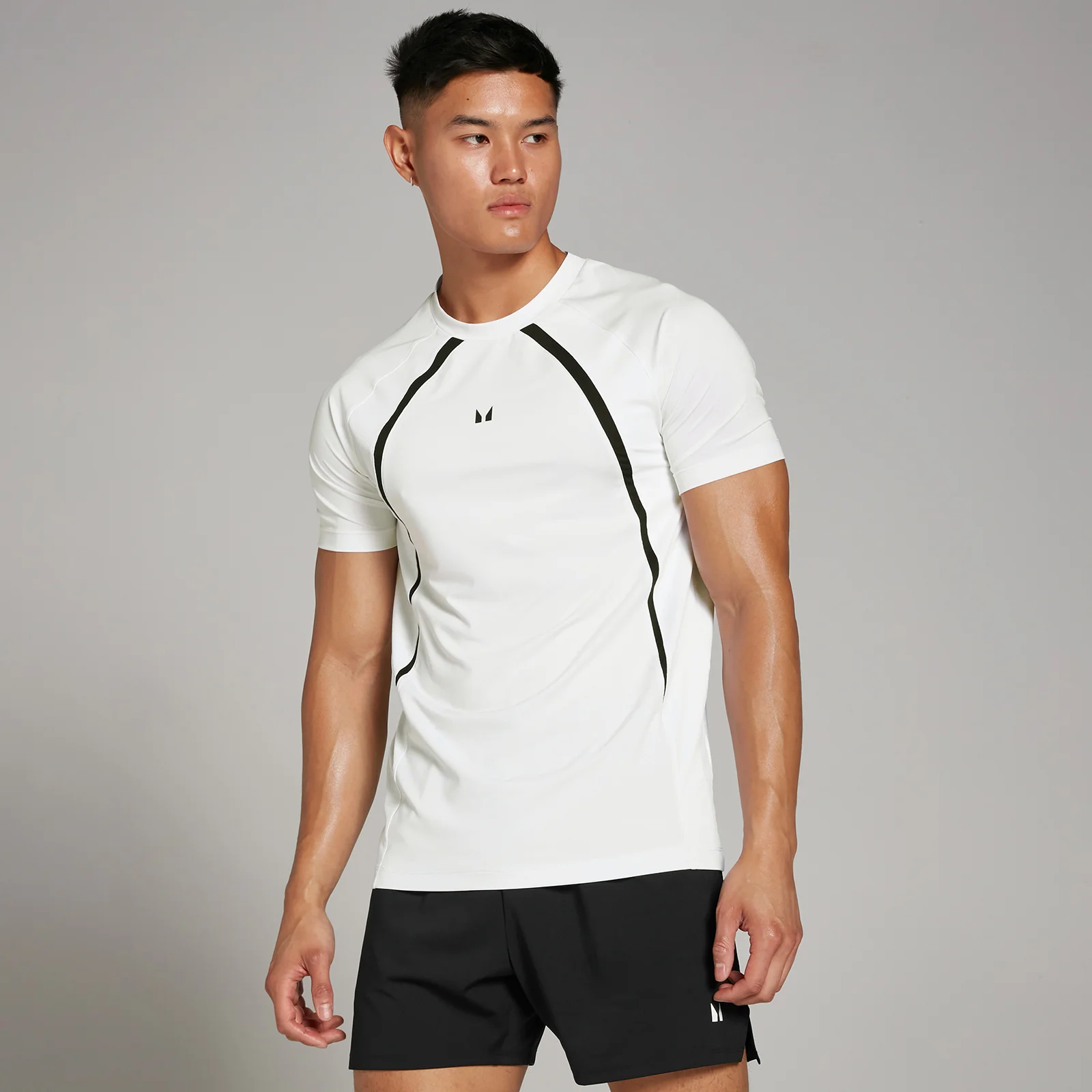 T-shirt MP Tempo Panel homme - Blanc - MImage1