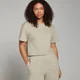 T-shirt court ample MP Basic pour femmes – Brouillard