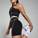 Cycliste MP Tempo Contrast Texture pour femmes – Noir