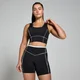 Brassière de sport MP Tempo Contrast Texture pour femmes – Noir