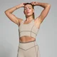 Brassière de sport MP Tempo Contrast Texture pour femmes – Cachemire
