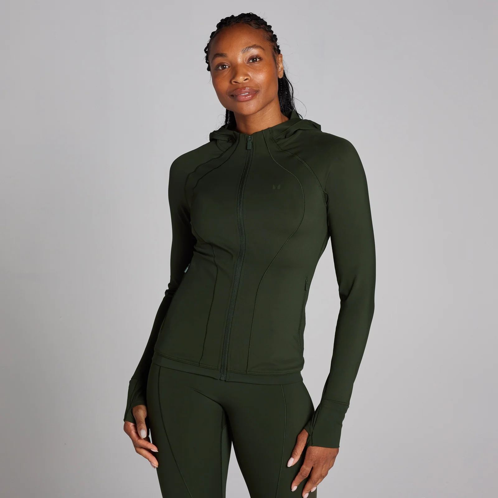 Veste à capuche Tempo Ultra pour femmes – Vert forêt - XSImage1