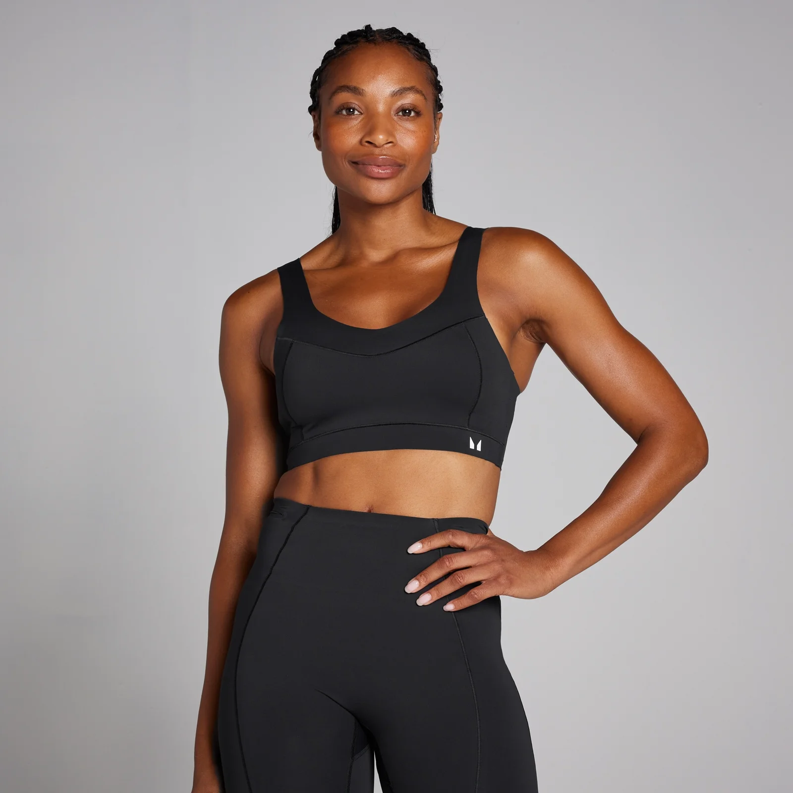 Brassière de sport Bonded Tempo Ultra pour femmes – Noir - XSImage1