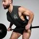 Débardeur MP Clay Graphic pour hommes – Noir délavé