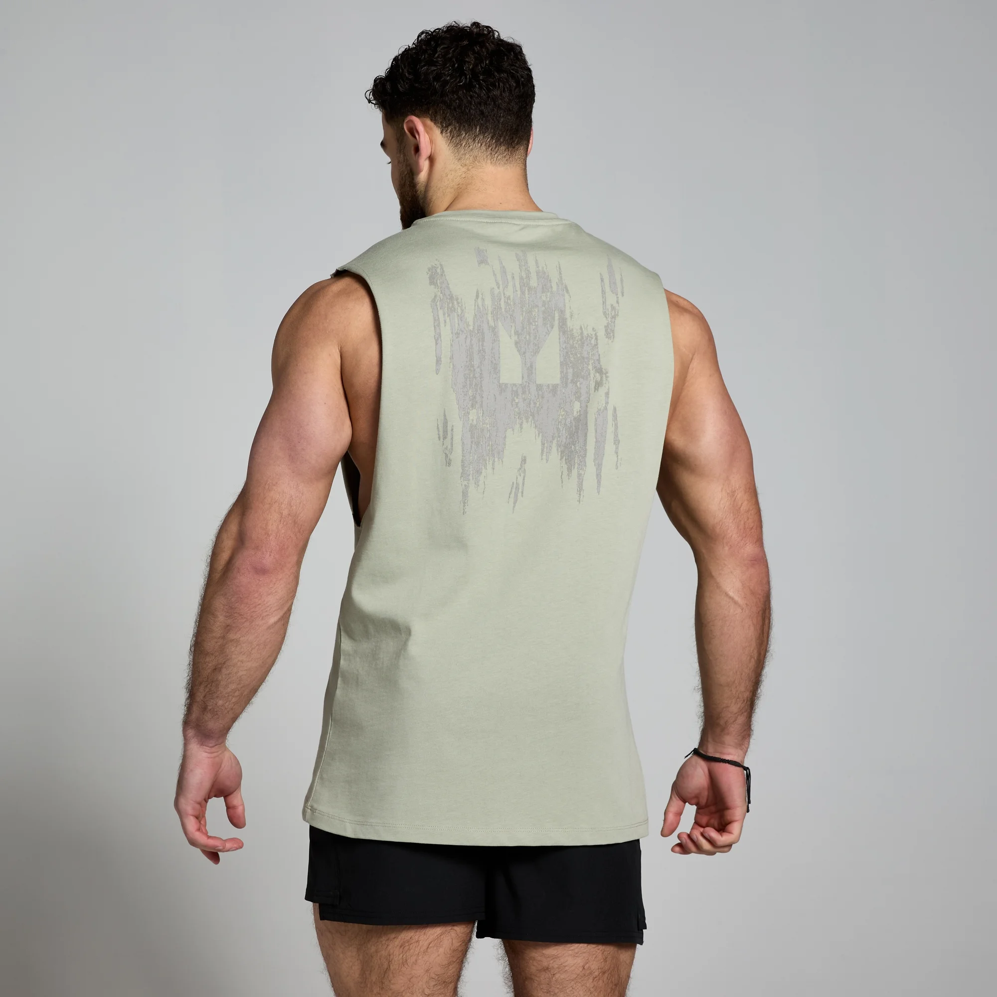 Débardeur MP Clay Graphic pour hommes – Vert sous-marin - XSImage1