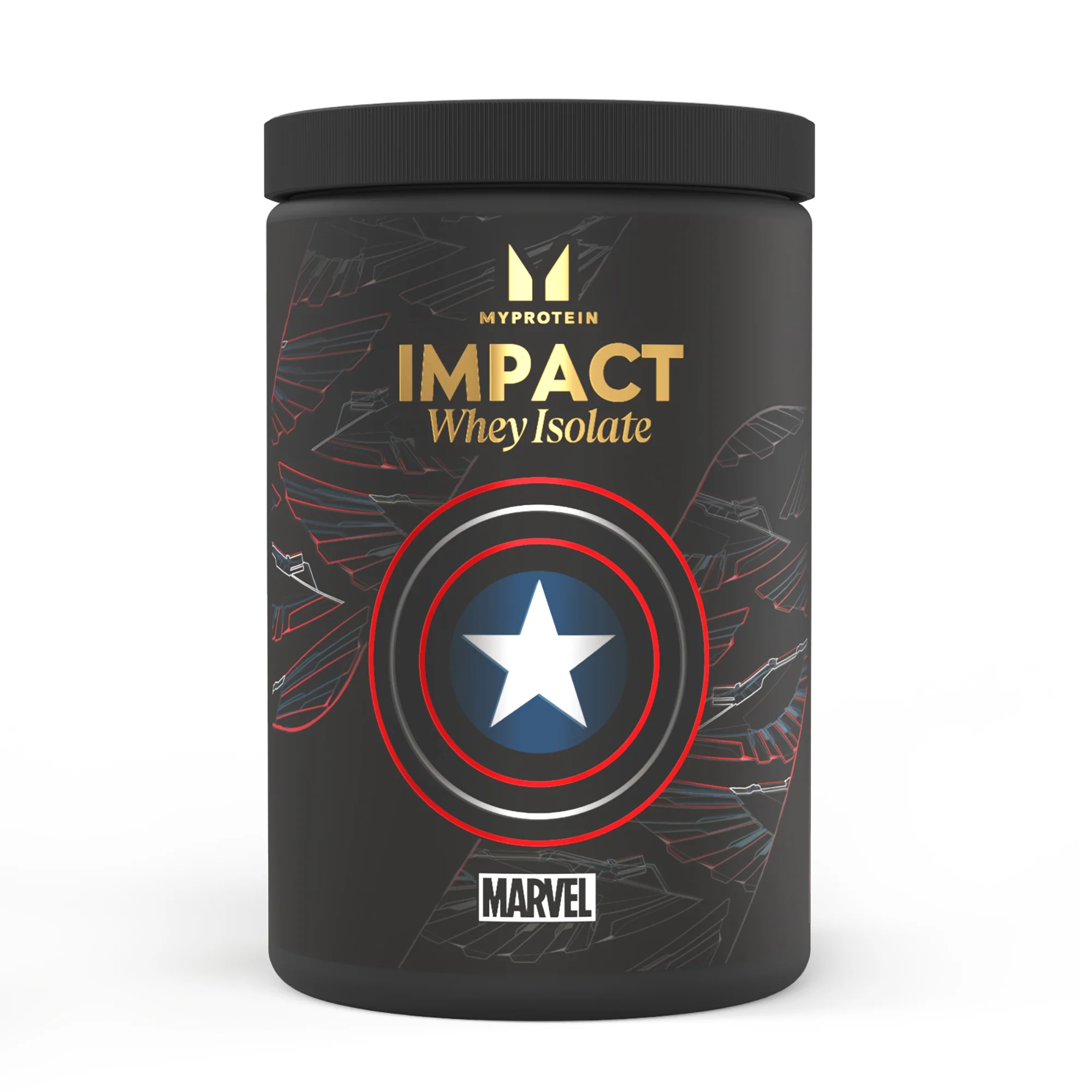 Myprotein, Impact Whey Isolate, Limited Edition Marvel, Captain America, 600g (WE)Image1