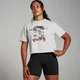 Crop top ample MP Origin Graphic pour femmes – Gris chiné
