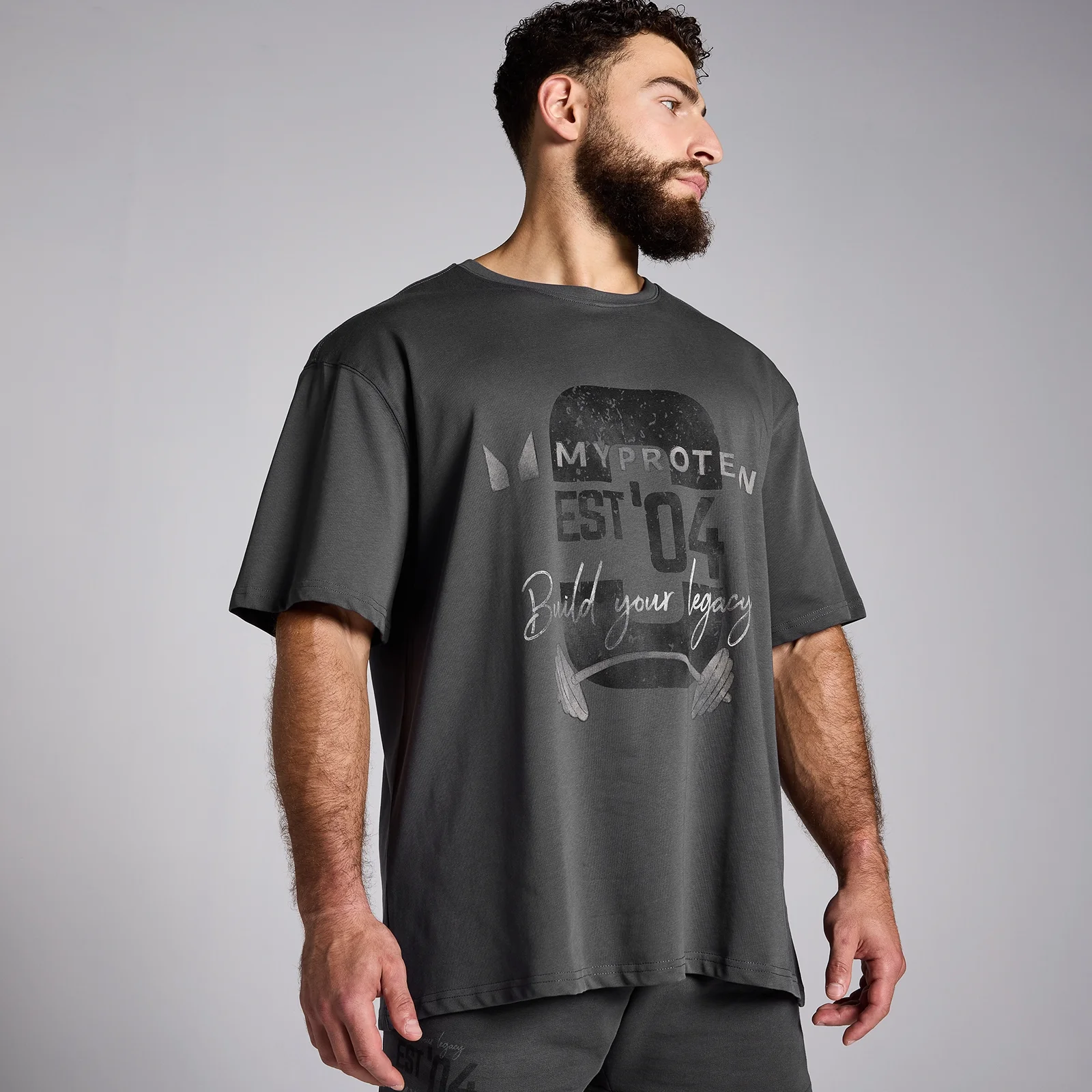 T-shirt MP Origin Graphic – Gris délavé - S-MImage1
