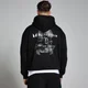 Sweat à capuche MP Origin Graphic – Noir délavé