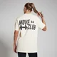 T-shirt oversize MP Move Club – Blanc vintage