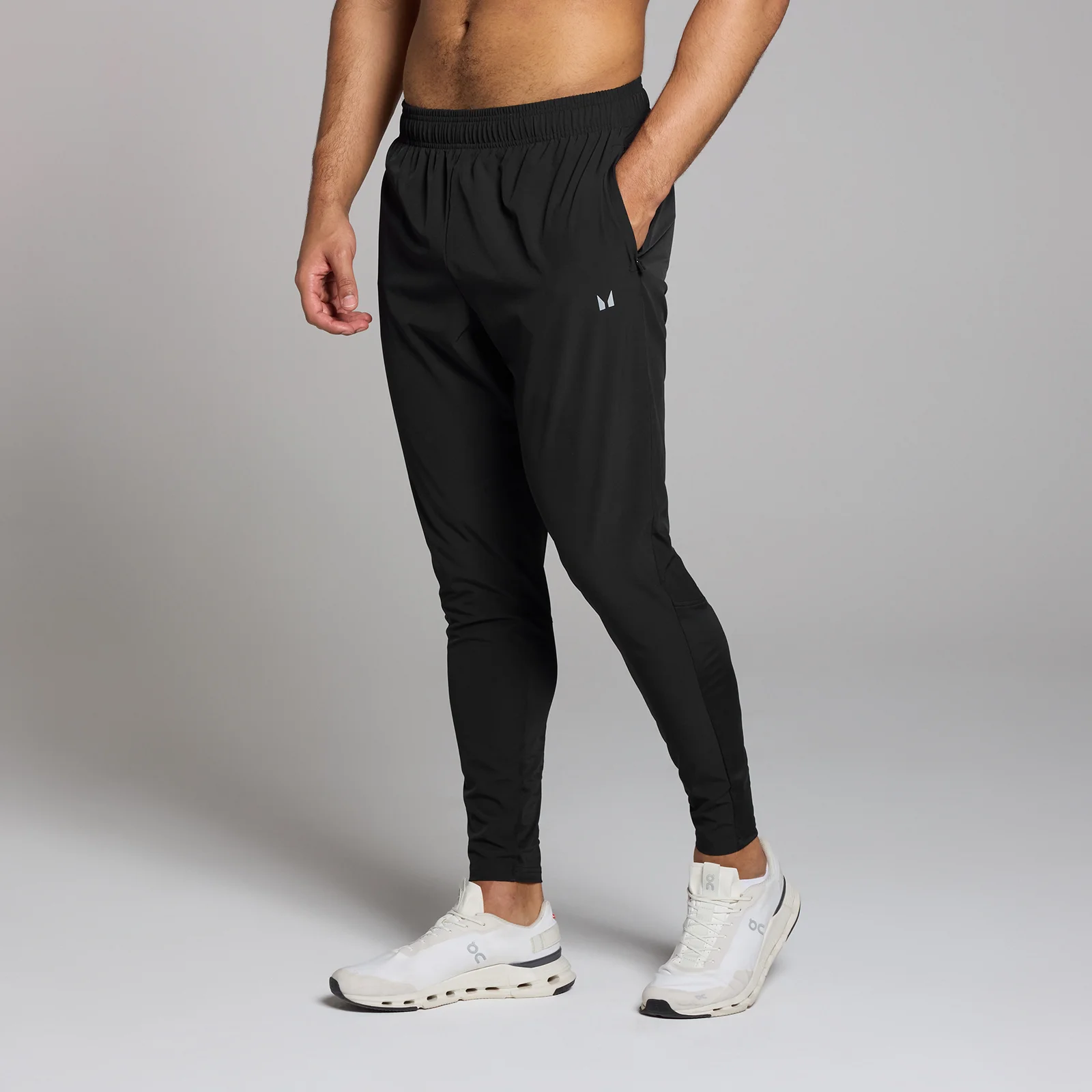 Jogging d’entraînement tissé MP pour hommes – Noir - LImage1