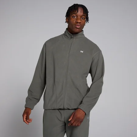 Polaire zippée MP pour hommes – Gris acier