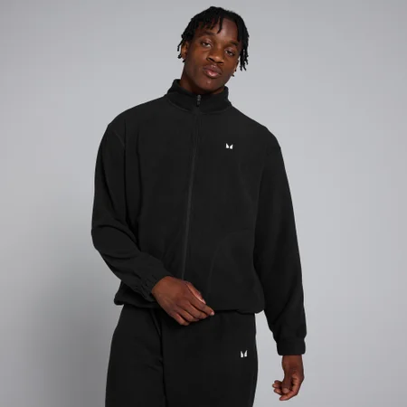 Polaire zippée MP pour hommes – Noir